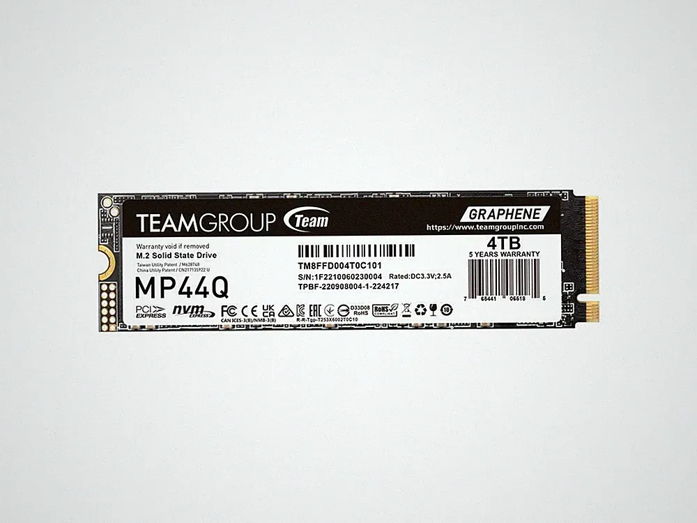 Team Group MP44Q M.2 2280 4TB PCIe Gen4 x4 with NVMe 1.4 -M key Internal Solid